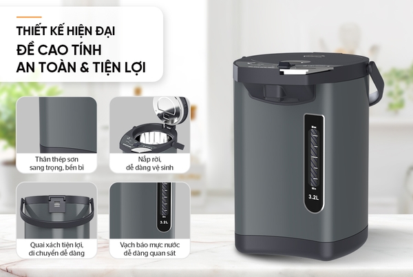 Bình thủy điện 3.2L Sunhouse SHD1536