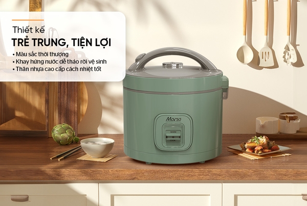 Nồi cơm điện 1.2L Sunhouse Mama SHD8266G