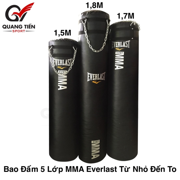 Bao cát đấm Everlast 5 lớp 1,8 m chính hãng nhập khẩu