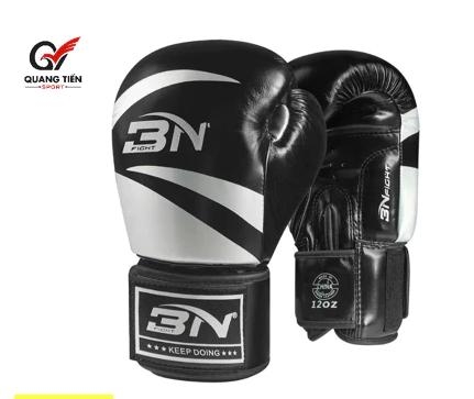 Găng Tay boxing,tán thủ BN ( Đen bạc )