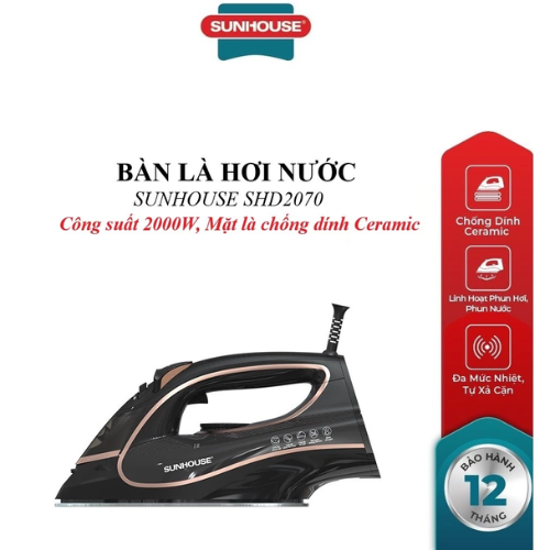 Bàn là hơi nước Sunhouse SHD2070
