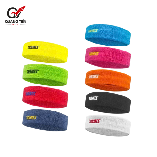 Băng Đô Trán Thể Thao Tập Gym Yoga Aolikes 2108 Thể Hình Chạy Bộ Tennis Thấm Mồ Hôi Đầu Nam Nữ Headband Chất Cotton