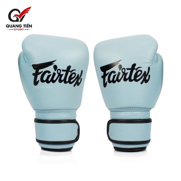 Găng Tay Fairtex Bgv20 Leather Baby Blue Boxing Gloves