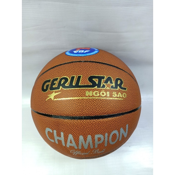 Quả bóng rổ Gerustar da PVC  B7 CHAMPION DÁN