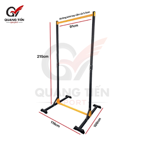 Khung Tập Xà Đơn CS002-01 Chiều Cao Điều Chỉnh 150-215Cm Cho Người Lớn, Trẻ Em