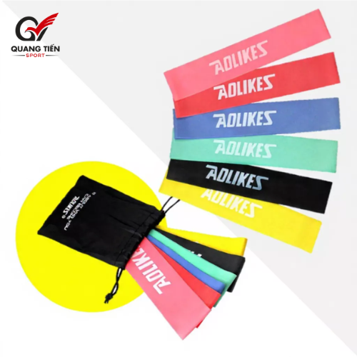 Dây Kháng Lực Mini Band, Bộ Dây Mini Band Cao Su Kháng Lực Tập Gym Chân Mông Aolikes