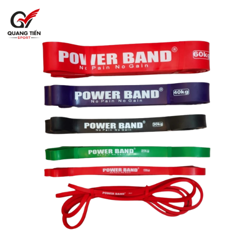 Dây Kháng Lực, Dây Cao Su Đàn Hồi , Powerband, Trợ Lực, Gym, Yoga, Boxing, Bóng Đá,Tập Thể Lực