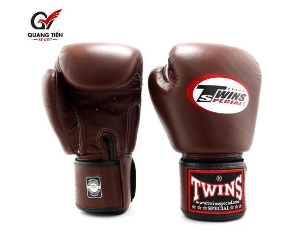 Găng Tay Boxing Twins –  Nâu Đen
