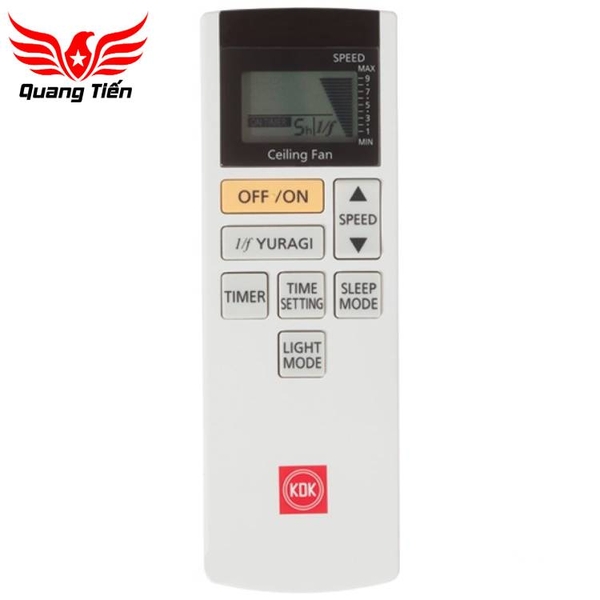 Quạt trần KDK U48FP (WH) (3 cánh - 9 tốc độ - có điều khiển)