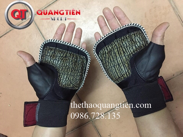 Găng tay tập tạ gym sport QT15