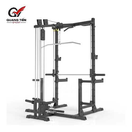 Impulse IFP1721 Khung gánh tạ đa năng Smith/Rack [Half Cage Smith Machine]