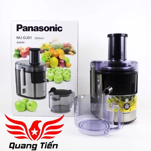 Máy ép trái cây Panasonic MJ-DJ01 màu bạc cao cấp chính hãng