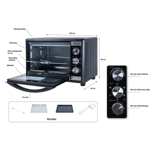 Lò nướng 40L Sunhouse Mama SHD4240