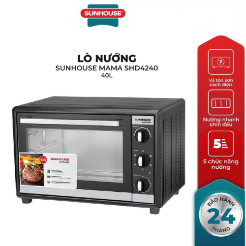 Lò nướng 40L Sunhouse Mama SHD4240