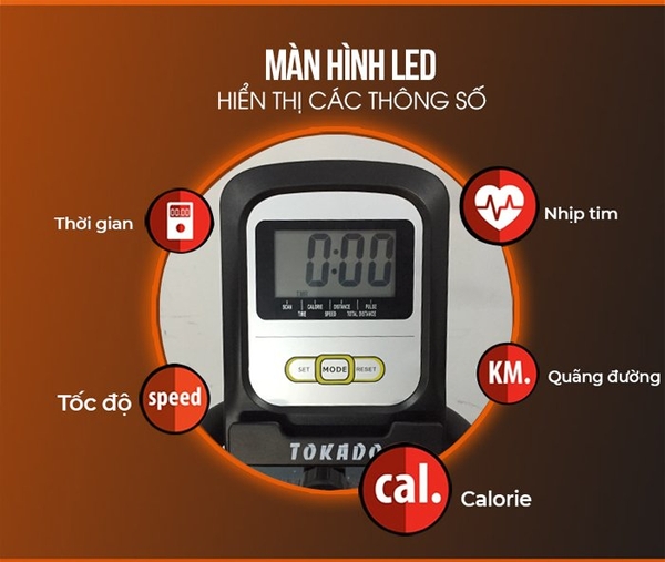 Xe đạp thể dục Tokado TK 360R