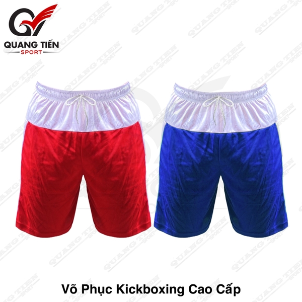 Quần tập kickboxing cao cấp màu đỏ