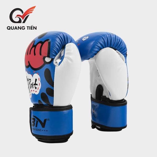 Găng Tay boxing BN 6oz 6.0 mẫu 2025 cá tính ( Xanh )
