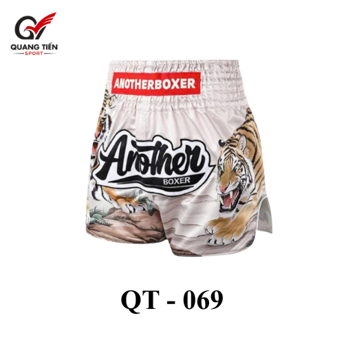 Quần Muay Thái Another Boxer Chính Hãng Muay Thai Short Chất Liệu Satin Cao Cấp | QT-069
