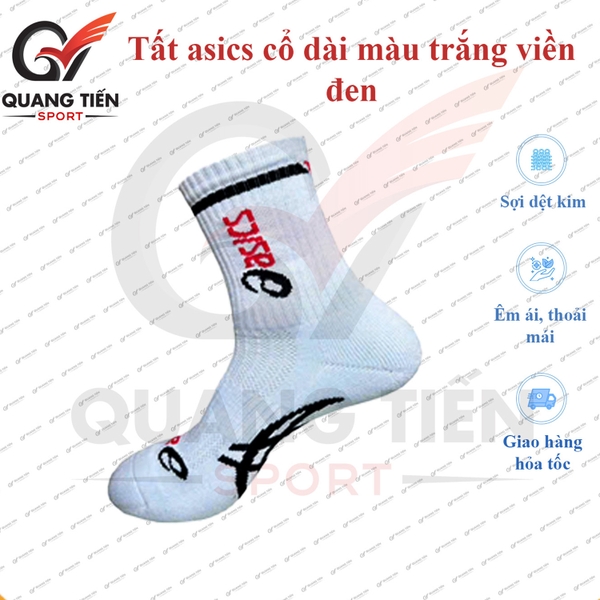 Tất thể thao cao cấp Asics cổ dài
