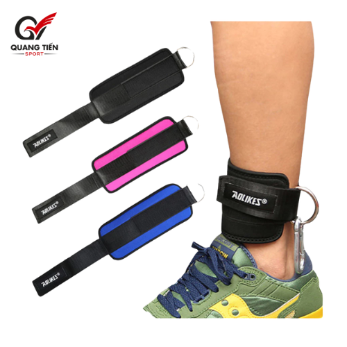 Quấn Cổ Chân Tập Gym , Tập Chân Mông Với Cáp Chính Hãng Aolikes 7129