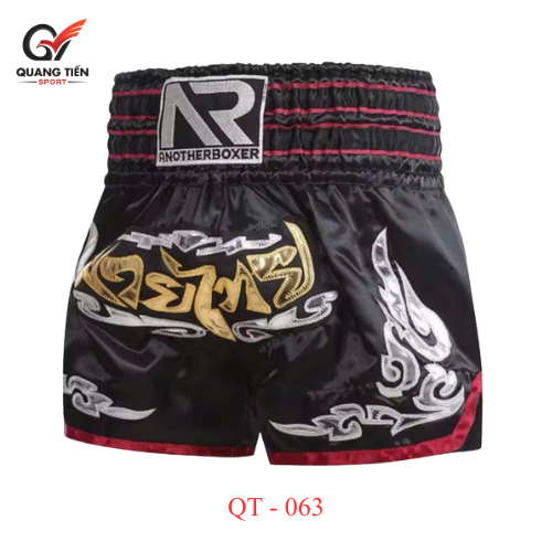 Quần Muay Thái Another Boxer Chính Hãng Muay Thai Short Chất Liệu Satin Cao Cấp | QT-063