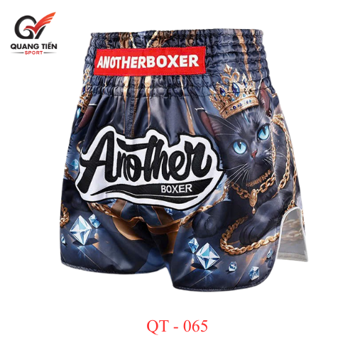 Quần Muay Thái Another Boxer Chính Hãng Muay Thai Short Chất Liệu Satin Cao Cấp | QT-065