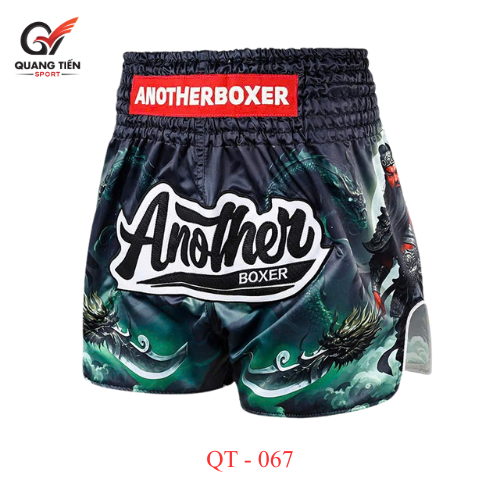Quần Muay Thái Another Boxer Chính Hãng Muay Thai Short Chất Liệu Satin Cao Cấp | QT-067