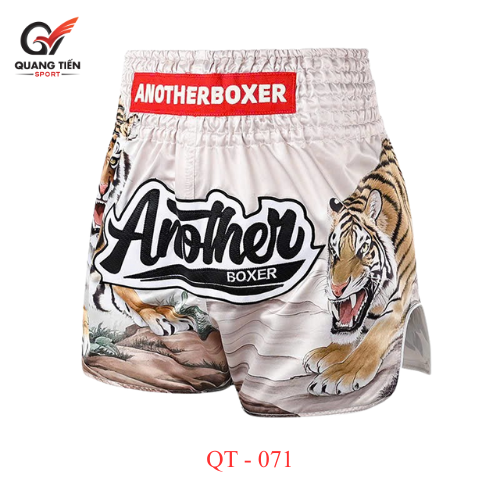 Quần Muay Thái Another Boxer Chính Hãng Muay Thai Short Chất Liệu Satin Cao Cấp | QT-071