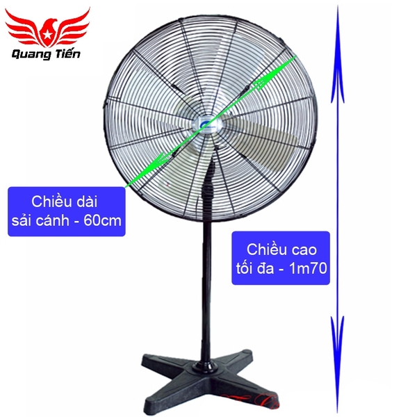 Quạt đứng công nghiệp Chinghai 4 cánh HS24-ĐN4T