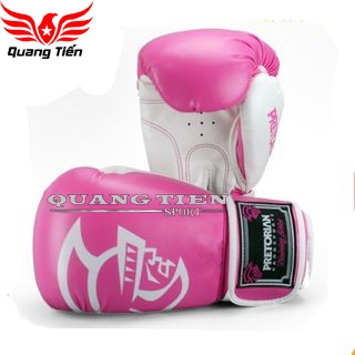 Găng Tay boxing võ thuật Pretorian Hồng chính hãng