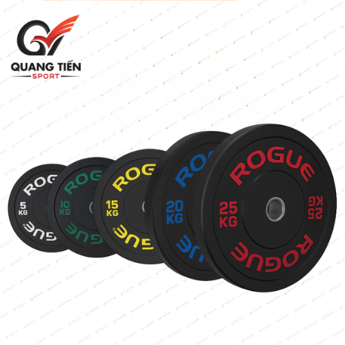 Tạ bánh Rogue đen cao cấp (SET 5KG - 25KG)