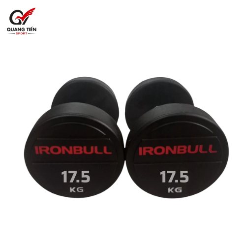 Tạ tay thép bọc cao su IronBull IR04 nhập khẩu 17.5kg ( giá 1 quả )