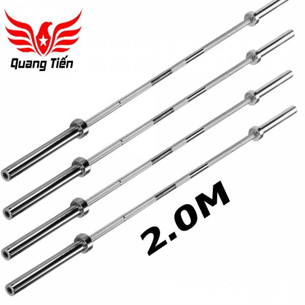 Đòn tạ phi 50 đầu kẹp 2m Việt Nam (Giá 1 chiếc)
