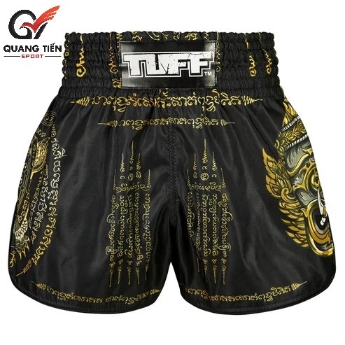 Quần Tuff Muay Thai Shorts TUF - RMS116 - BLK QMTUFF-006 chính hãng Thái Lan