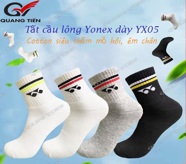 Tất thể thao dày ấm cao cấp bền bỉ Yonex x05