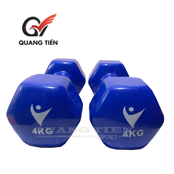 tạ tay cao su victor 4kg cao cấp chính hãng (giá 1 chiếc)
