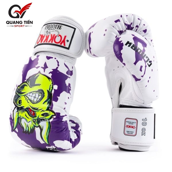 Găng Boxing YOKKAO FYGL-86-4 Angry Bull Boxing Gloves – White