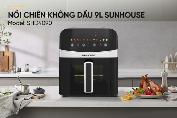 Nồi chiên không dầu 9L Sunhouse SHD4090