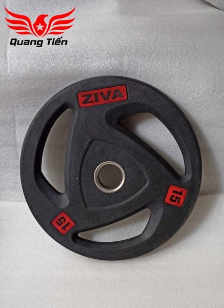 Tạ bánh Cao su Ziva cao cấp nhập khẩu 15 kg 2021