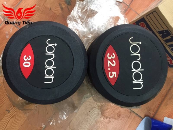 Tạ tay cao su Jordan 32,5kg cao cấp chính hãng QT21 ( giá 1 chiếc)