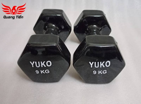 Tạ tay cao su cao cấp Yuko 9 kg (giá 1 quả)