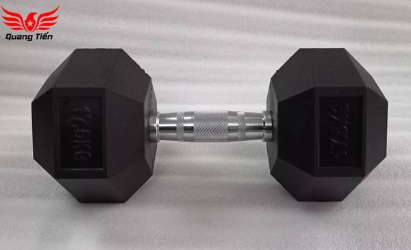 Tạ tay cao su lục giác cao cấp 17,5 kg nhập khẩu