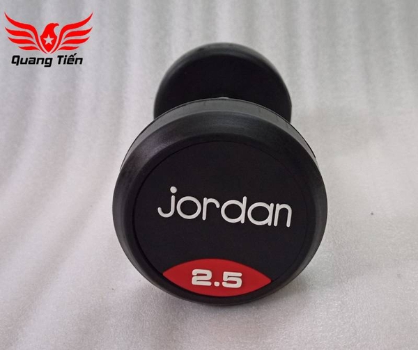 Tạ tay JORDAN cao su cao cấp chính hãng 2,5 kg nhập khẩu QT21 ( giá 1 chiếc )