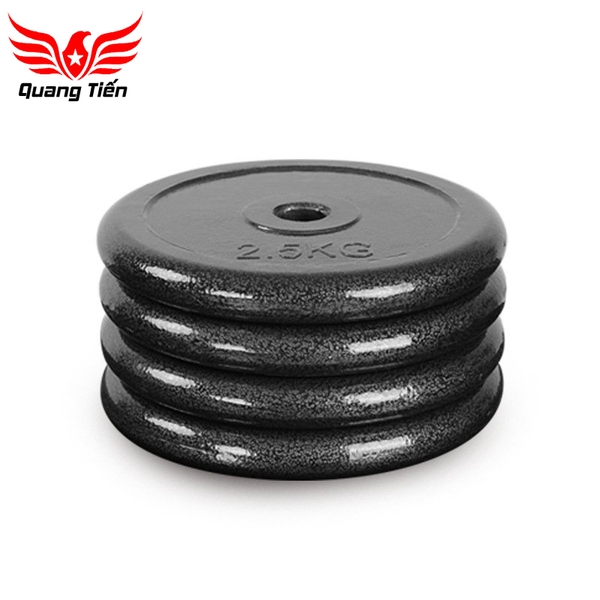 Tạ bánh đĩa sắt nhập khẩu siêu đẹp sơn bóng đủ cân