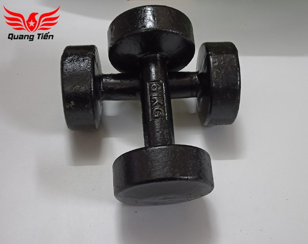 Tạ tay gang đúc loại đẹp 2022 6 kg ( giá 1 quả )
