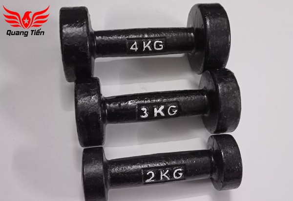 Tạ tay gang đúc loại đẹp 2022 4 kg ( giá 1 quả )