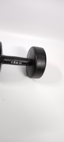 Tạ tay gang đúc liền khối 18 kg loại đẹp 2021 ( giá 1 chiếc )