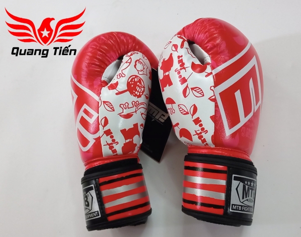 Găng tay boxing mini màu đỏ cho trẻ em MTB 6oz 5.0