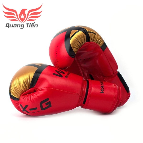Găng tay boxing WSD chính hãng màu đỏ vàng