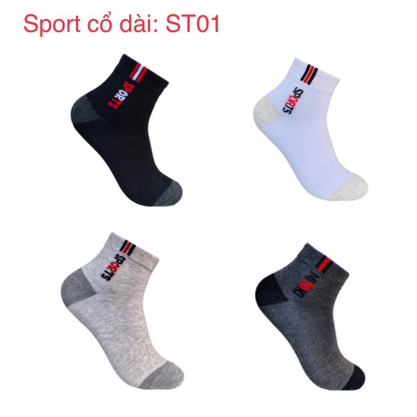 Tất thể thao dày dặn ấm cao cấp Tất Sport cổ dài - ST01